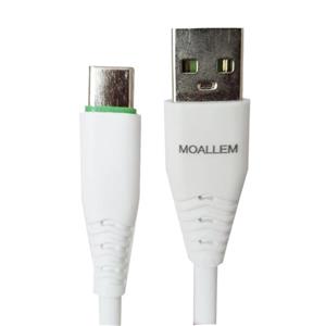 کابل تبدیل USB به USB-C معلم مدل Galaxy-A51 به طول یک متر 