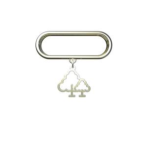 آویز ساعت طلا 18 عیار زنانه مدوپد مدل درخت کد SK1-1432