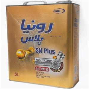 روغن موتور ایرانول مدل رونیا پلاس 5W-30 حجم 5 لیتر 