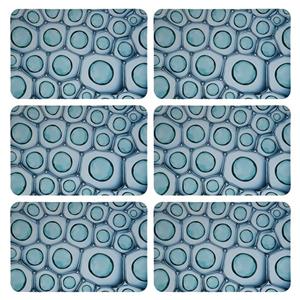 زیربشقابی طرح آبرنگی کد 9187 بسته 6 عددی