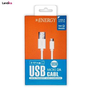 کابل تبدیل USB به microUSB ایکس انرژی مدل X 101 طول متر x ENERGY To Cable 1m 