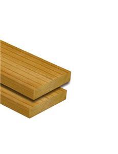 ترمووود دکینگ 26×140 چوب کاج شیاردار V شکل کد N28013