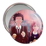 آینه جیبی خندالو مدل شوکو نیشیمیا و شویا ایشیدا انیمه سایلنت ویس A Silent Voice  کد 15818