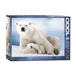 پازل 1000 تکه یوروگرافیکس پازلز مدل Polar Bear and Baby کد 1198-6000