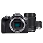 Canon EOS R100 Mirrorless camera with 45-18 STM lens and 210-55 STM lens