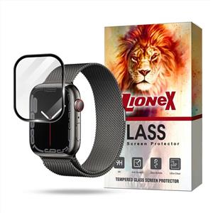 محافظ صفحه نمایش لایونکس مدل PMMWLمناسب برای ساعت هوشمند اپل واچ Series 8 Aluminum 45 mm Lionex Screen Protector For Apple Watch 