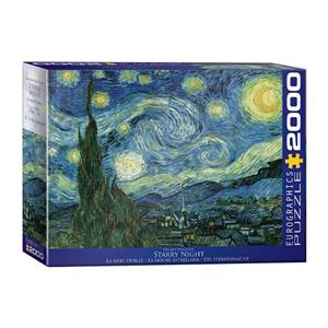 پازل 2000 تکه یوروگرافیکس پازلز مدل 8220-1204 Starry Night