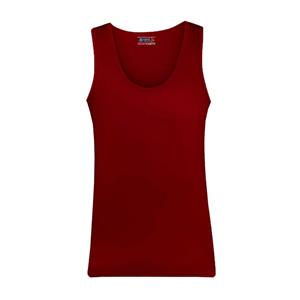 زیرپوش رکابی مردانه حریر تن پوش مدل سوپر پنبه رنگ زرشکی