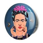 آینه جیبی خندالو طرح فریدا کالو Frida Kahlo مدل تاشو کد 3722