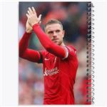 دفتر نقاشی 50 برگ خندالو مدل جردن هندرسون Jordan Henderson کد 28914