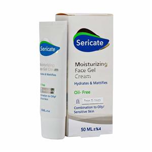 ژل کرم مرطوب کننده صورت پوست مختلط و چرب 50 میلی لیتر سری کیت
