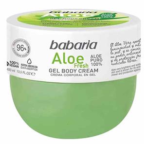 کرم بدن کاسه ای باباریا Babaria مدل Aloe Fresh حجم 400 میل