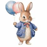 استیکر دیواری کودک مدل جناب خرگوش