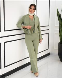 کراپ کت سه تیکه مدل امیلیا کد 1771