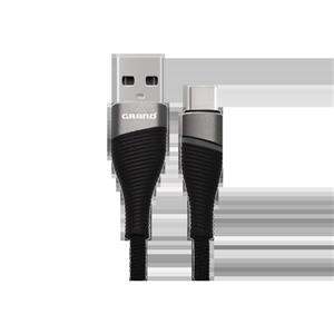 کابل تبدیل USB به USB-C گرند مدل GK-18 طول 1 متر