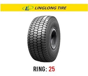 لاستیک جرثقیل لینگ لانگ مدل LM11N سایز 385/95R25 (14.00R25)