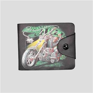 کیف پول اسکلتی مدل Ghost Rider کد Moe-141d7 