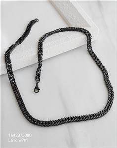 گردنبند استیل کارتیر رنگ ثابت با کیفیت ضد حساسیت کد 1515156