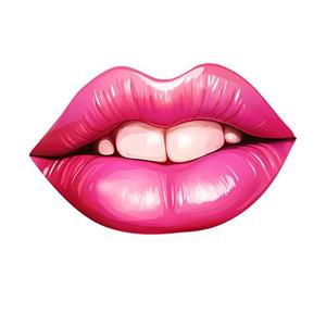 استیکر حرارتی پارچه و لباس طرح لب