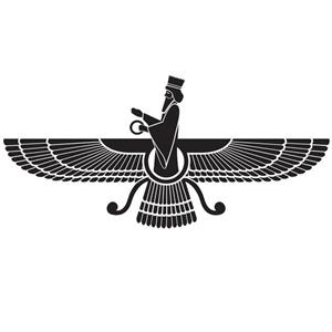 استیکر حرارتی پارچه و لباس طرح فروهر