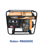 موتور برق تک فاز دیزلی-استارتی ربن Roben- RB6500DE