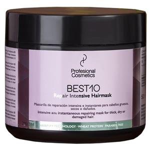 ماسک مو  پروفشنال کازمتیکز مدل Best10مناسب موهای خشک حجم 500 میلی لیتر