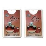 عطر جیبی زنانه زوا مدل Nina Ricci حجم 20 میلی لیتر بسته دو عددی