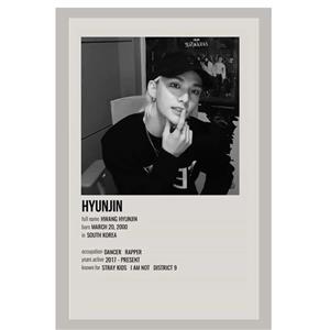 پوستر مدل استری کیدز stray kids طرح هیونجین hyunjin کد 463