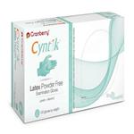 دستکش لاتکس کرنبری مدل Cyntek سایز XSmall بسته 100 عددی