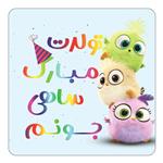 مگنت کاکتی طرح تولد ساهی مدل پرندگان خشمگین Angry Birds کد mg58862