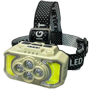 چراغ پیشانی مدل COB 4LED SENSOR