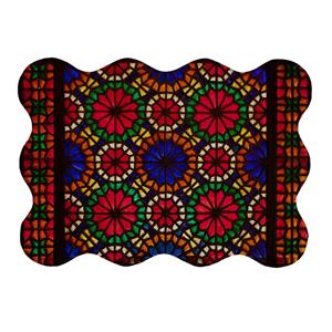 پادری مدل دالبر طرح سنتی کد 5802 سایز 80x110 سانتی متر