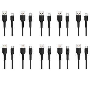 کابل تبدیل USB به USB-C وی دنمن وی مدل D42T طول 1 متر بسته 10 عددی