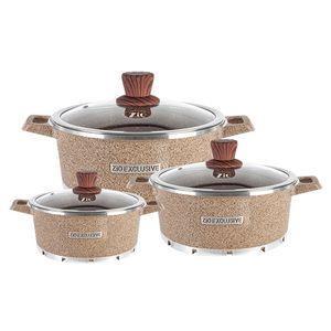 سرویس قابلمه شش پارچه زیو مدل Z-8400-28
