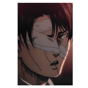 پوستر مدل لیوای اکرمن Levi ackreman طرح انیمه اتک ان تایتان Attack on titan کد 533