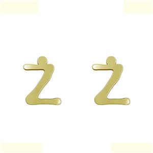 گوشواره طلا 18 عیار زنانه مدوپد مدل حرف Z کد GA1-17094 -