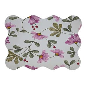 پادری مدل دالبر طرح گل کد 5915 سایز 80x110 سانتی متر