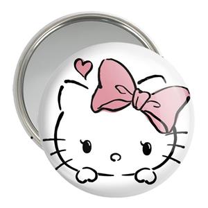 آینه جیبی خندالو مدل هلو کیتی Hello Kitty  کد 2487