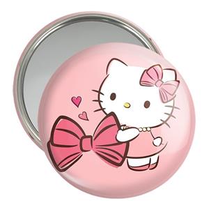 آینه جیبی خندالو مدل هلو کیتی Hello Kitty  کد 2492