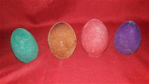 تخم مرغ رنگی فانتزی نوروز طرح مخملی