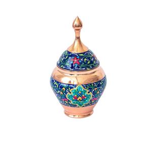قندان مسی طرح سیبی مس و پرداز مدل PS10
