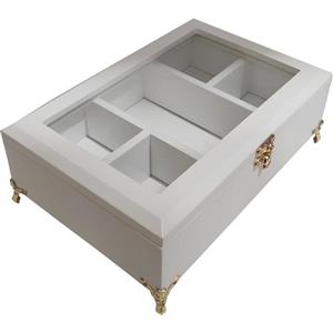 جعبه دمنوش مدل پنج پارت فلزی