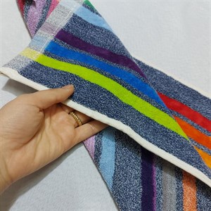 حوله دستی مدل خطی کد 4632 سایز 35x70 سانتی متر