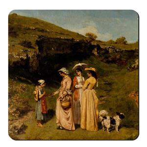 زیر لیوانی طرح نقاشی کلاسیک کد nzl657