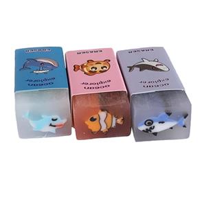 پاک کن مدل مغزدار ماهی مجموعه 3 عددی