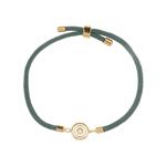 دستبند طلا 18 عیار زنانه مدوپد مدل دایره و ستاره کد D29-10482