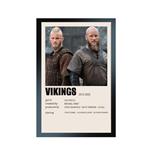 پوستر مدل سریال وایکینگ‌ Vikings طرح راگنار Ragnar Lothbrok کد 630