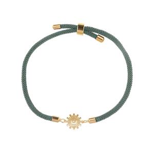 دستبند طلا 18 عیار زنانه مدوپد مدل خورشید و ماه کد D29-10337 