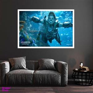 تابلو بکلیت طرح انیمیشین Horizon Forbidden West مدل قاب شاسی W-s8814