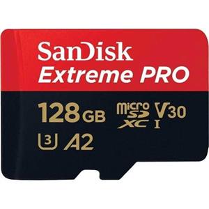 کارت حافظه microSDXC سن دیسک مدل Extreme PRO کلاس A2 استاندارد UHS-I U3 سرعت 170MBs ظرفیت 128 گیگابایت